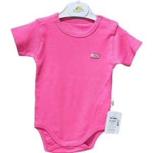 Albimini Minidamla Yarım Kol Bebek Badi, Fuşya