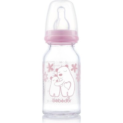 Bebedor Isıya Dirençli Cam Biberon, 125 ml