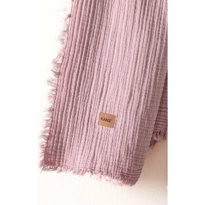 Kanz Bebek Müslin Örtü, 4 Kat, Gül Kurusu