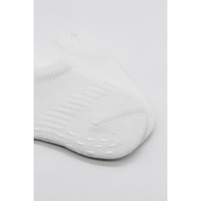 Bistyle 2'Li Sneakers Kaymaz Basic Penye Çorap 20103 Beyaz Beyaz