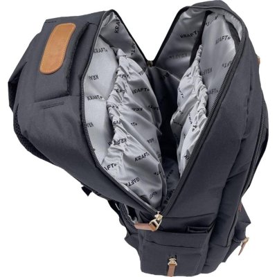 Kraft Mars Anne Bebek Bakım Sırt Çantası, Gri