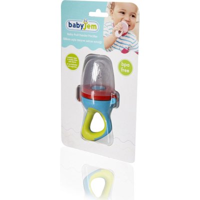 BabyJem Silikon Uçlu Meyve Sebze Emziği, Turuncu