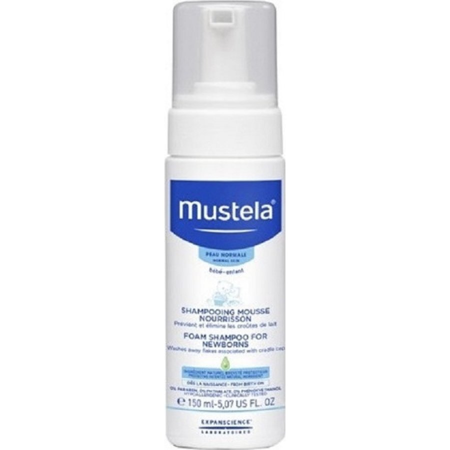 Mustela Yenidoğan Konak Önleyici Köpük Şampuan, 150 ml
