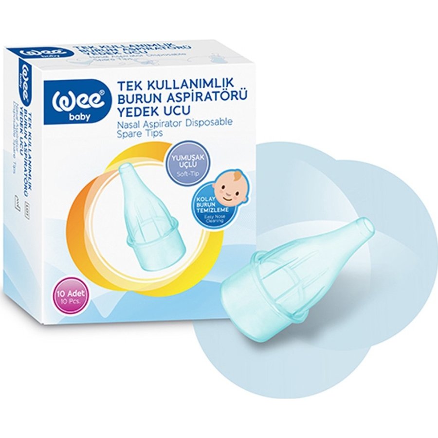 Wee Baby Burun Aspiratörü Yedek Ucu, 10'lu