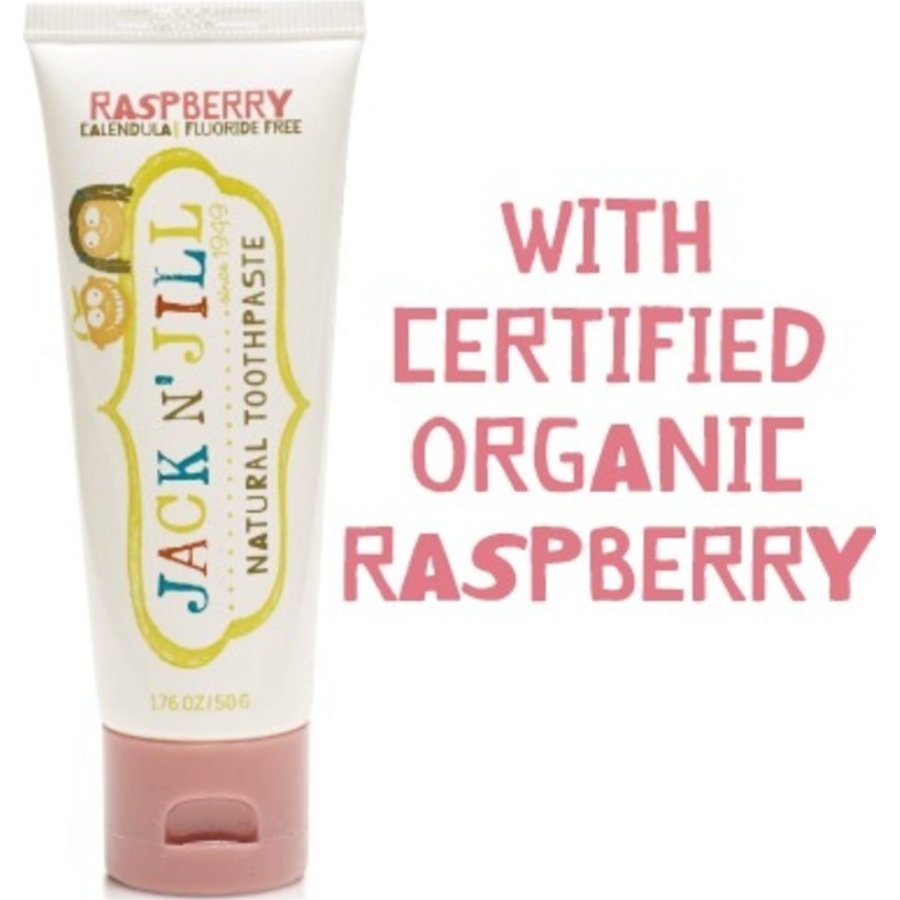 Jack N' Jill Doğal Diş Macunu, Organik Ahududu Aromalı, 50 g