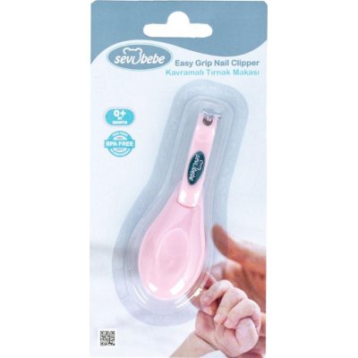 Sevi Bebe Kavramalı Tırnak Makası, Pembe