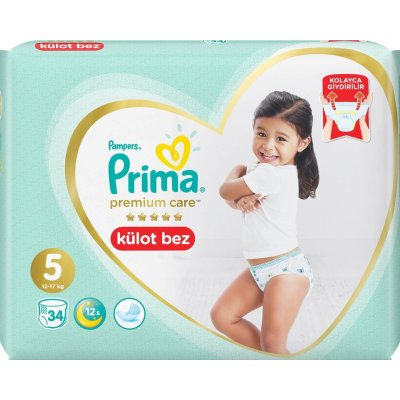 Prima Premium Care Külot Bez, 5 Beden, 34 Adet
