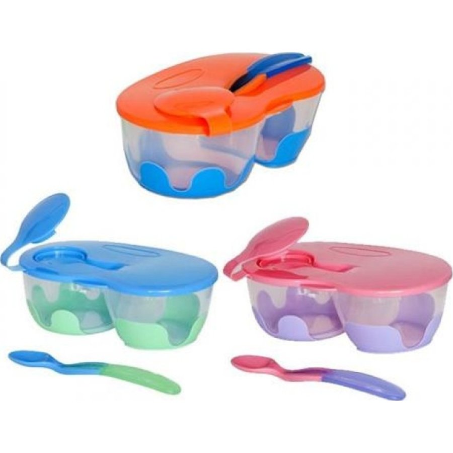 Bebedor 2 Bölmeli Tabak & Kaşık