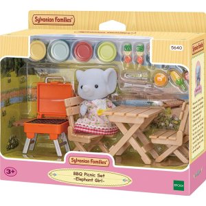 Sylvanian Families Barbekü Piknik Fil Kız