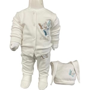 Aziz Bebe 3'lü Bebek Takım, Ekru