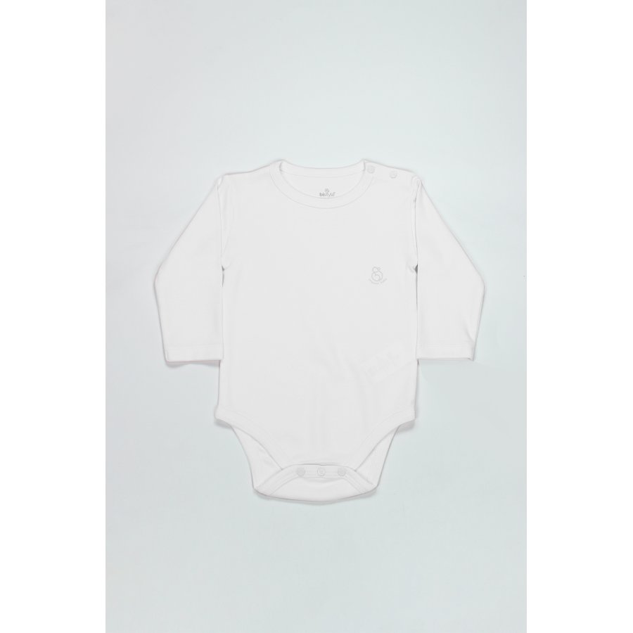Bistyle Natural Basic Style Uzun Kol Body 17104 Beyaz
