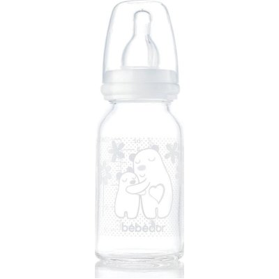 Bebedor Isıya Dirençli Cam Biberon, 125 ml