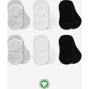 Bistyle Silikonlu Babet Soket Çorap, Gri, 6'lı