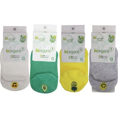 Bibaby Biorganic Sneakers Cute Çorap, Yeşil