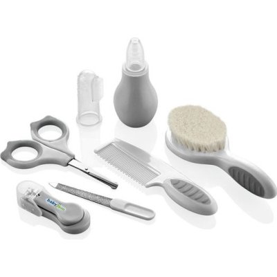 BabyJem Bebek Bakım Seti, Gri, 7'li