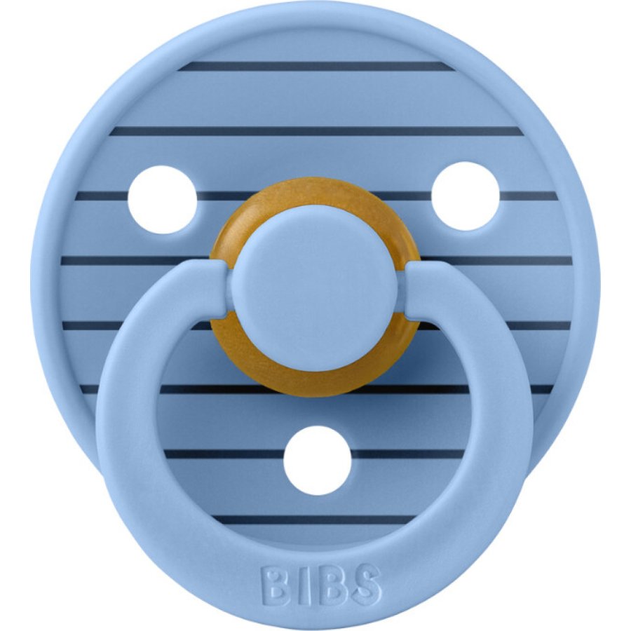 Bibs Studio Colour Pin Kauçuk Emzik 0-6 Ay Sky Blue
