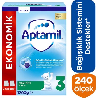 Aptamil 3 Devam Sütü, 1200 g