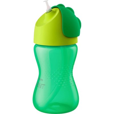 Philips Avent Desenli Pipetli Bardak, 300 ml, Yeşil