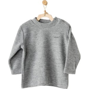 Andywawa Basic Bebek Tişört, Gri, Melanj