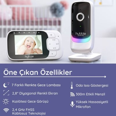 Motorola Hubble HBL10 2.8 İnç Dijital Ekranlı Bebek Kamerası