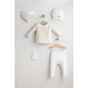 Tongs Baby Daisy Dream 5'Li Zıbın Set 5464 Ekru