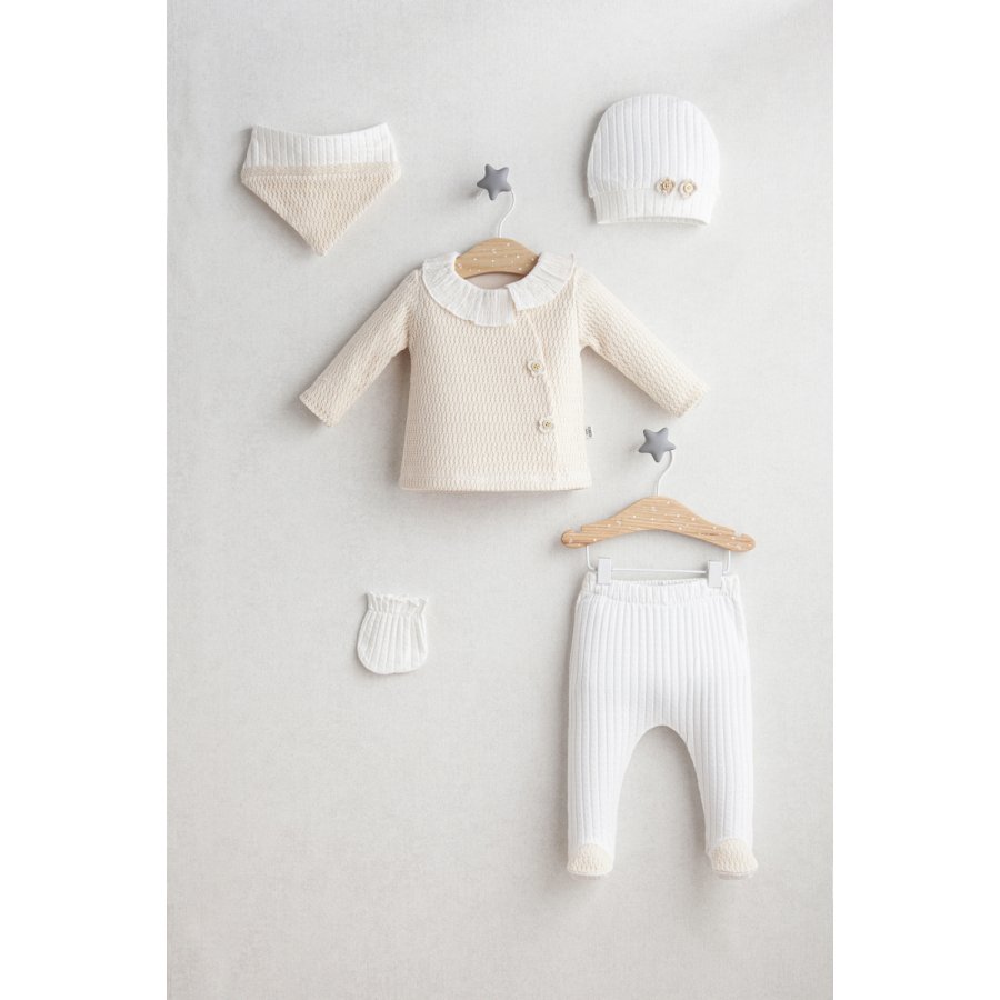 Tongs Baby Daisy Dream 5'Li Zıbın Set 5464 Ekru