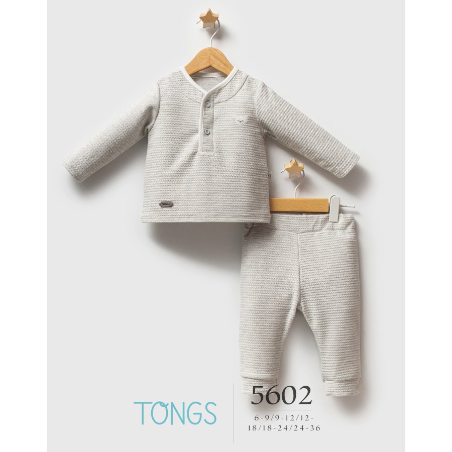 Tongs Baby Classic Bear 2'li Takım 5602 Gri