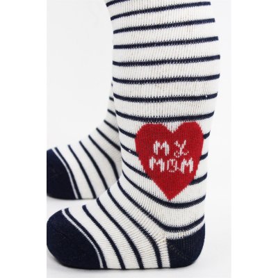 Bibaby Biorganic Mom And Dad Havlu Külotlu Çorap, Ekru