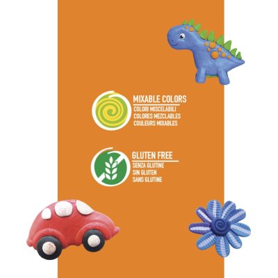 Carioca Plasty Kurumayan Oyun Hamuru, 100 g, 6 Pastel Renk