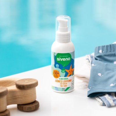 Siveno %100 Doğal Çocuklar İçin Güneş Losyonu, 100 ml