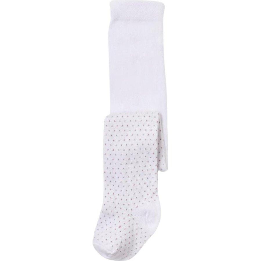 Bibaby Biorganic Klasik Puanlı Külotlu Çorap, Beyaz