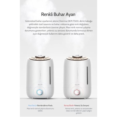 Deerma F500 Ultrasonik Soğuk Buhar Makinesi