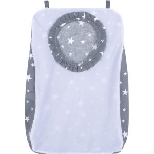Sevi Bebe Kirli Çamaşır Torbası, Gri, Yıldız