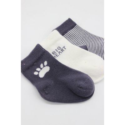 Bistyle 3'Lü Penye Soket Çorap 10110 Antrasit