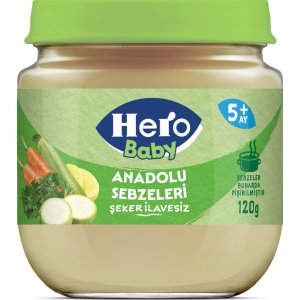 Hero Baby Anadolu Sebzeleri Kavanoz Mama 120 Gr