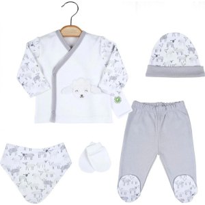 Ciccim Baby Kuzulu Zıbın Seti, Gri