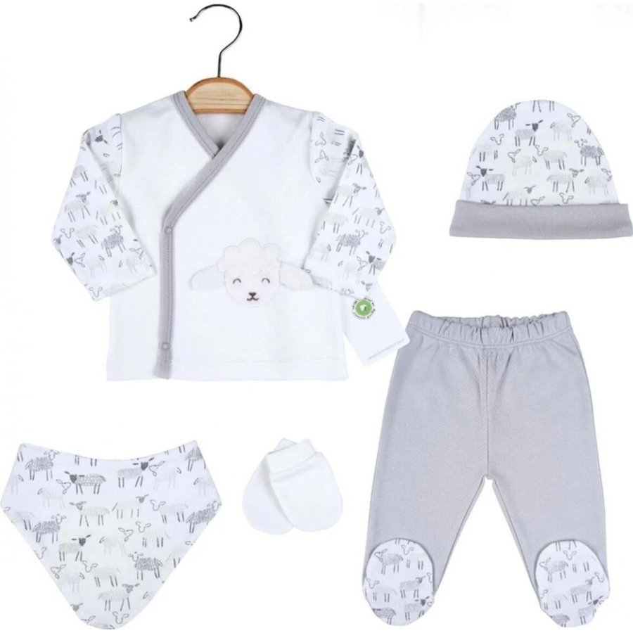 Ciccim Baby Kuzulu Zıbın Seti, Gri