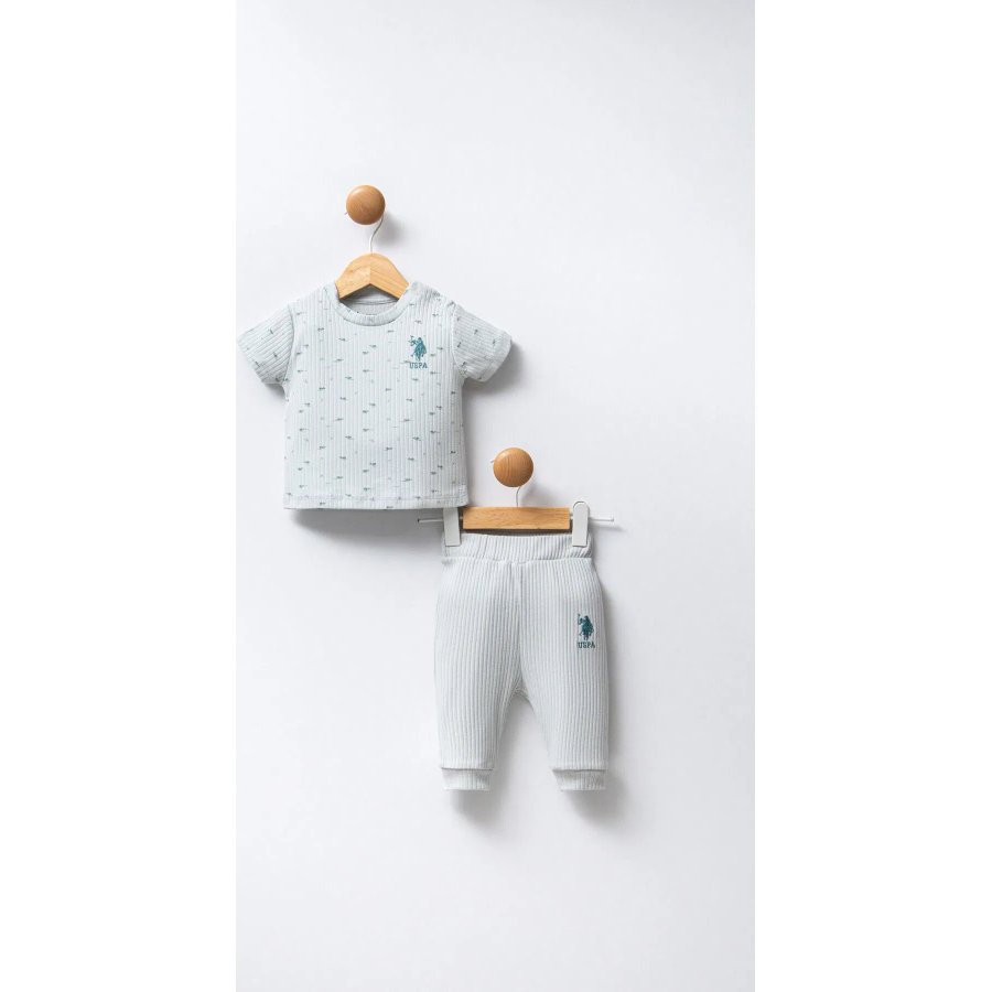 U.S Polo Bebek 2'Li Takım USB2311 Su Yeşili
