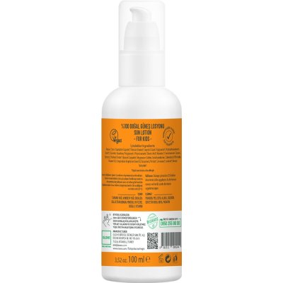 Siveno %100 Doğal Çocuklar İçin Güneş Losyonu, 100 ml