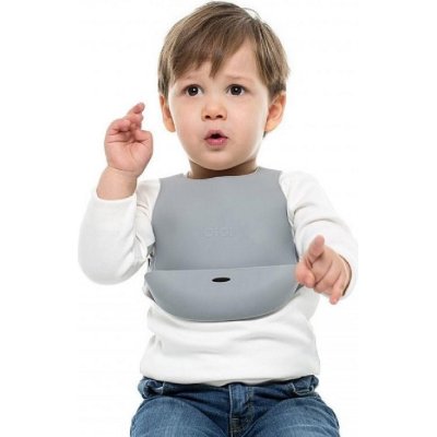 OiOi Silikon Mama Önlüğü, Gri