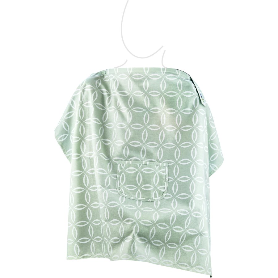 BabyJem Cepli Emzirme Önlüğü, Yeşil, Halka