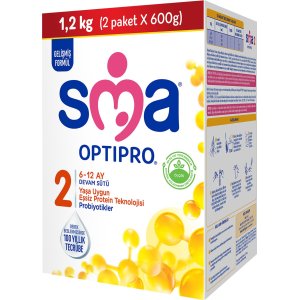 SMA Optipro 2 Probiyotik Devam Sütü, 6-12 Ay, 1200 g