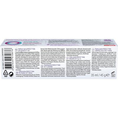 R.O.C.S. Kids Diş Macunu, 35 ml, Sakız