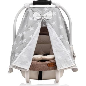 Moje Taşıma Koltuğu Ana Kucağı Örtüsü, Gri, Yıldız