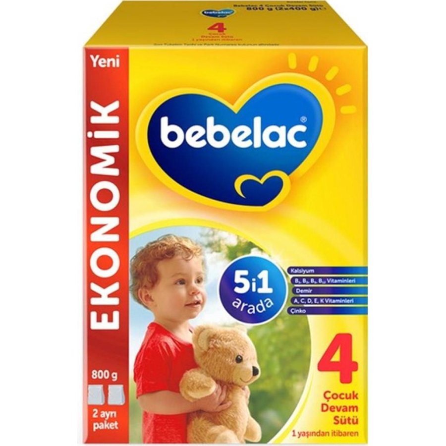 Bebelac 4 Çocuk Devam Sütü, 800 g