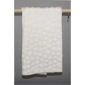 Bibaby Kabartma Kalpli Flufly Bebek Battaniye, Büyük Boy, Ekru