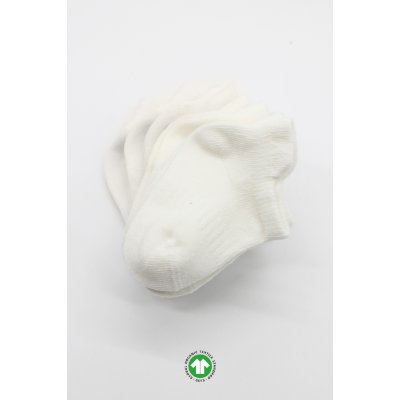 Bistyle Basic Sneakers Soket Çorap, Ekru, 6'lı