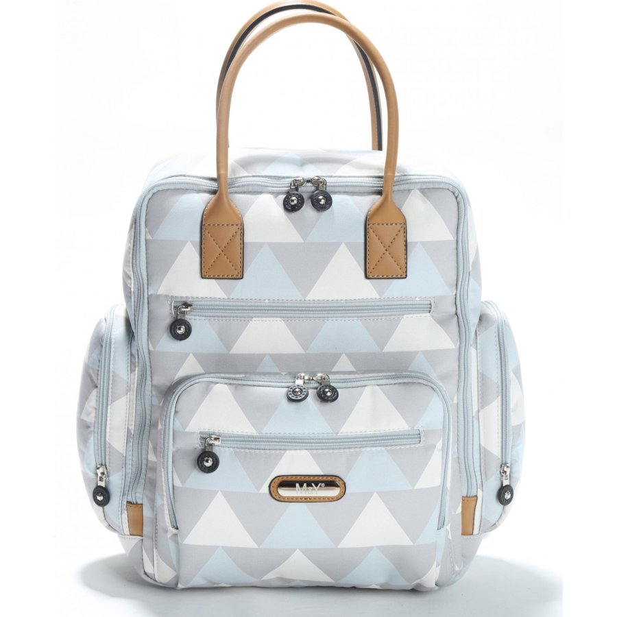 M&Y Eos Digital Anne Bebek Bakım Sırt Çantası, Gri, Mavi