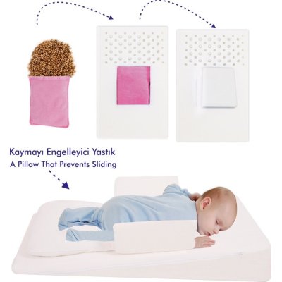 Sevi Bebe Çok Fonksiyonlu Reflü Yatağı, Kiraz Çekirdekli, Krem