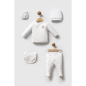 U.S. Polo Assn Hastane Çıkışı 5’li set USB2705 Beyaz